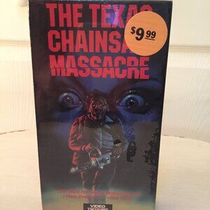 The Texas Chainsaw Massacre VHS Sealed Video Treasures Rare 1988